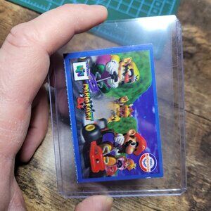 RARE Mario Kart Nintendo 64 N64 VIAU McCormicks Prize Tip Card Wario Canada